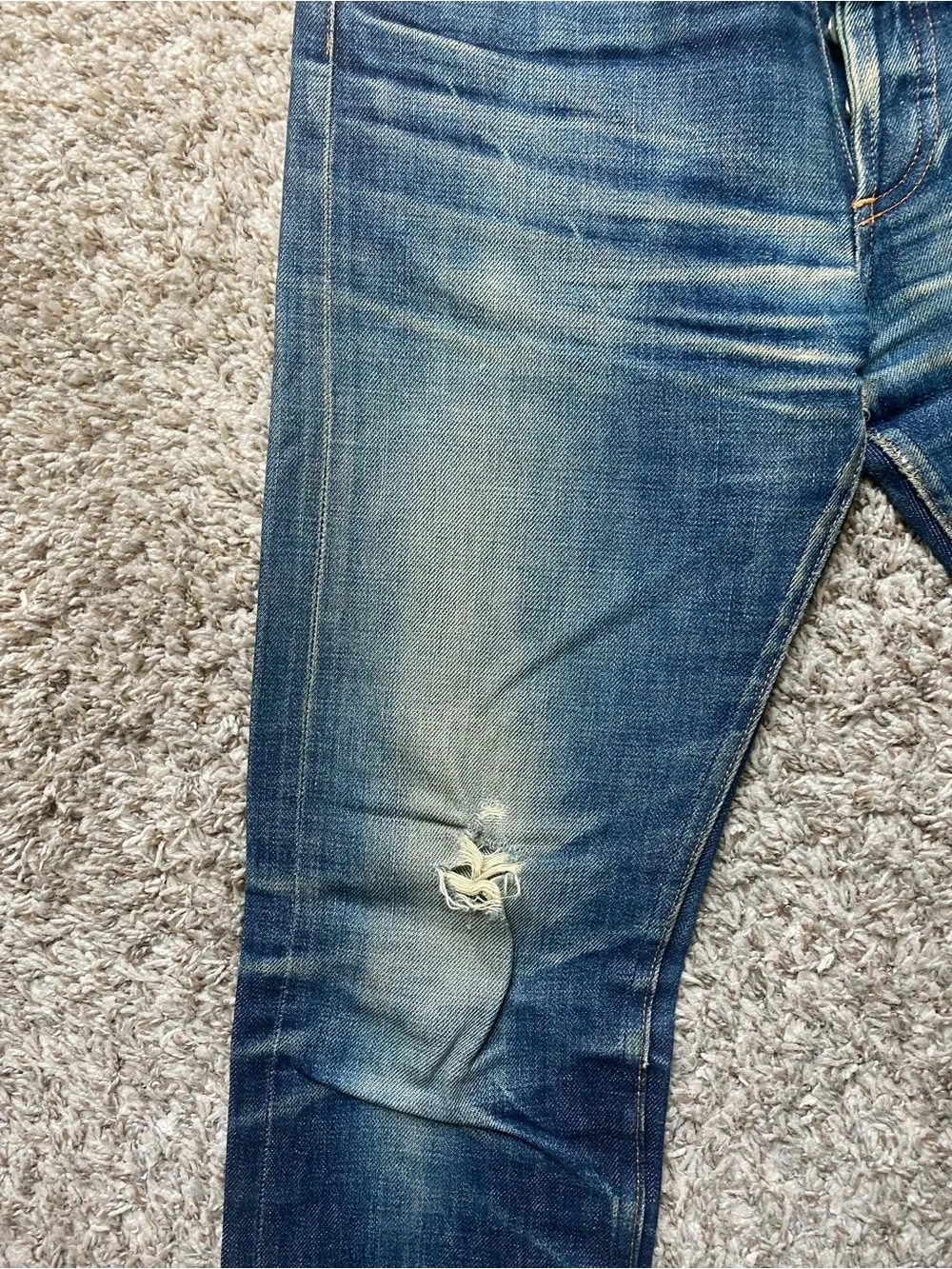 2008 APC Petit Standard Selvedge Japanese Denim Jeans. Incredible Fades!